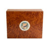 Medium Burlwood Keepsake Box with Senate Seal
