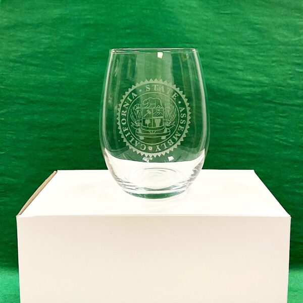 Wine Glass with Assembly Seal