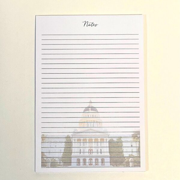 Lined Capitol Notepad