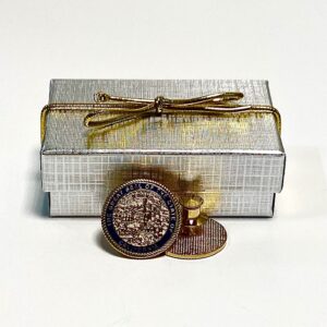 Gold Great Seal of California Lapel Pin