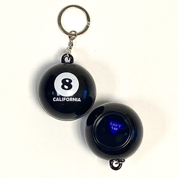 California Magic 8 Ball Keychain