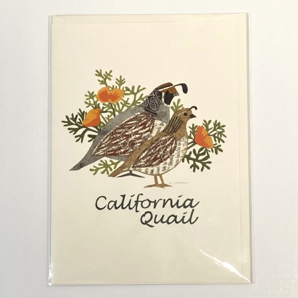 Quail Greeting Card