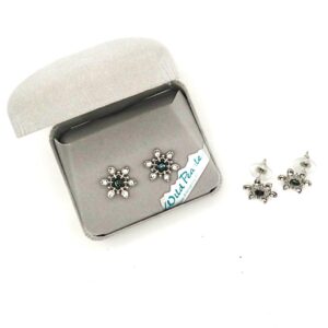 Abalone Snowflake Earrings
