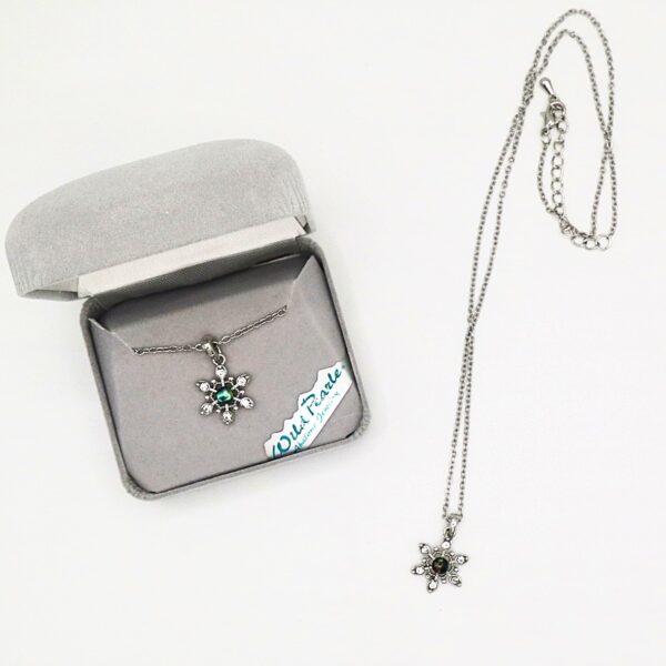 Abalone Snowflake Necklace