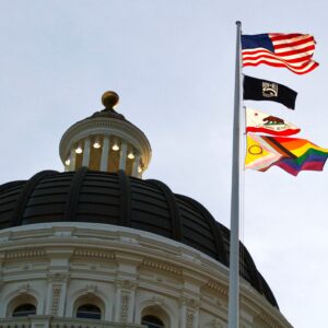 Fly the California Bear Flag over the California State Capitol