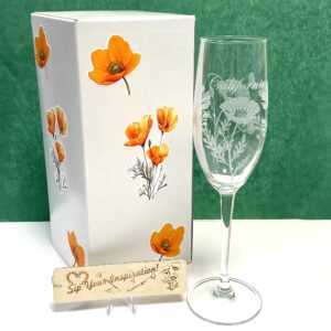 Poppy Champagne Glass