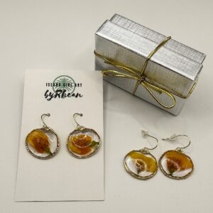 Poppy Wildflower Earrings