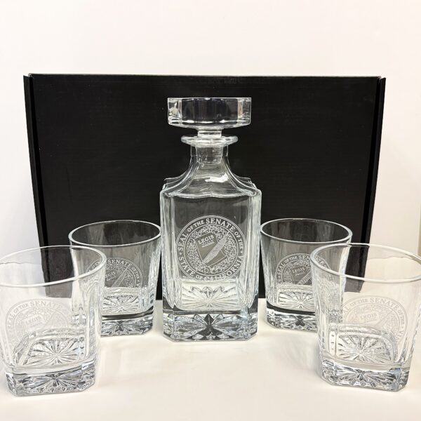 Senate Decanter and Glass Set