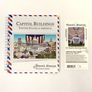 Capitol Buildings Travel Stamp Book
