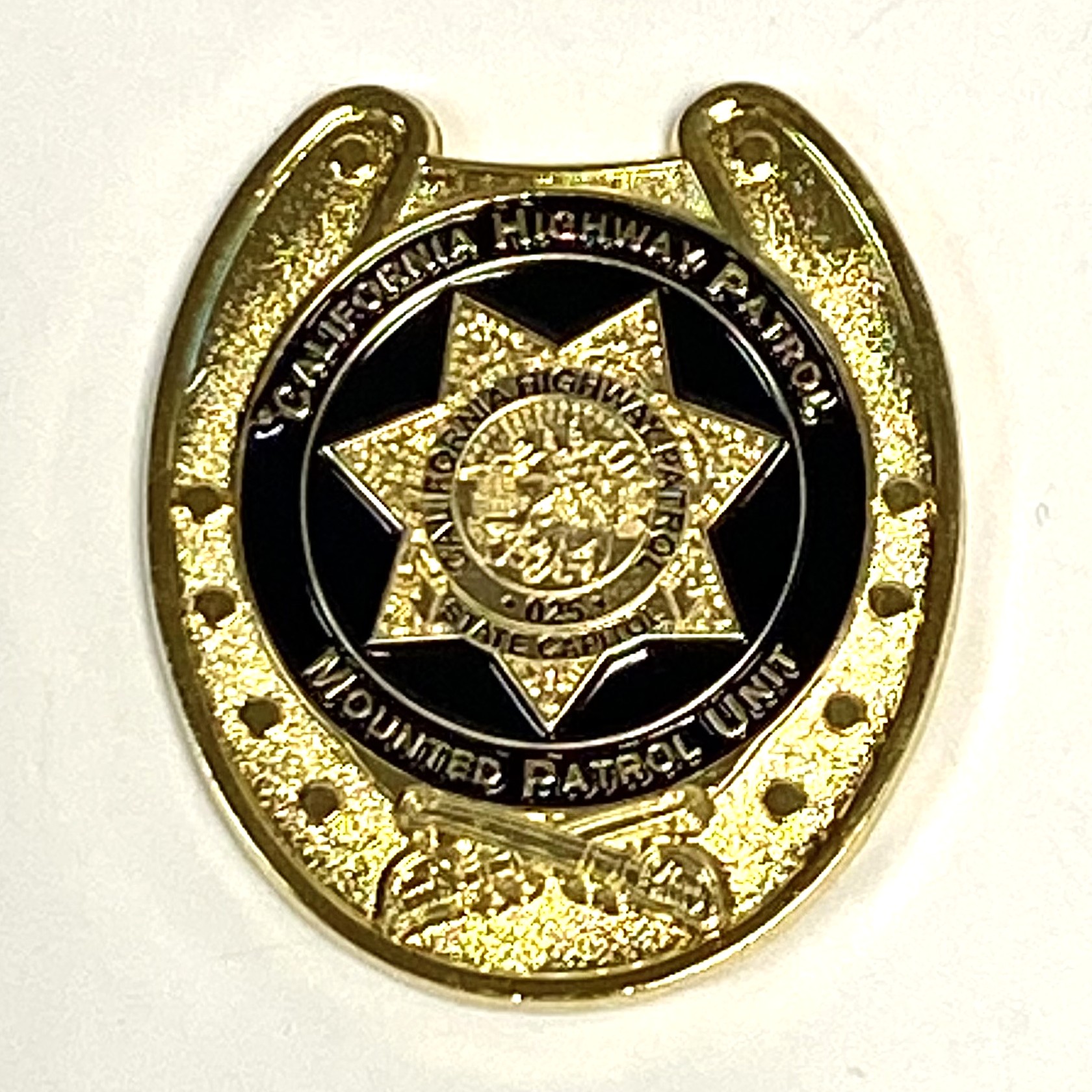 Mounted Police Unit Challenge Coin