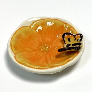 Poppy Butterfly Trinket Tray