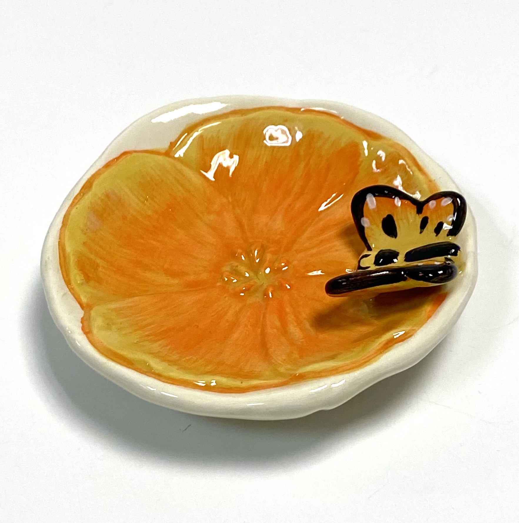 Poppy Butterfly Trinket Tray